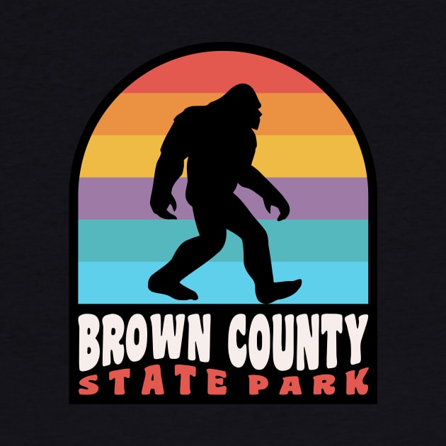 Brown County State Park Camping Bigfoot Nashville Indiana by PodDesignShop